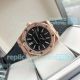 Replica Audemars Piguet Royal Oak 15400 Rose Gold Case Diamond Bezel 41mm (4)_th.jpg